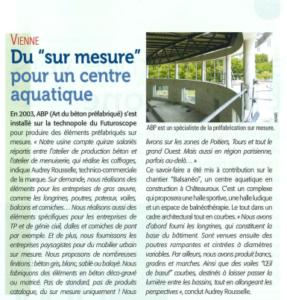 Du "sur mesure" pour un centre aquatique